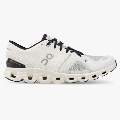 ON Damen Laufschuhe/Sneaker Cloud X 3 white/black