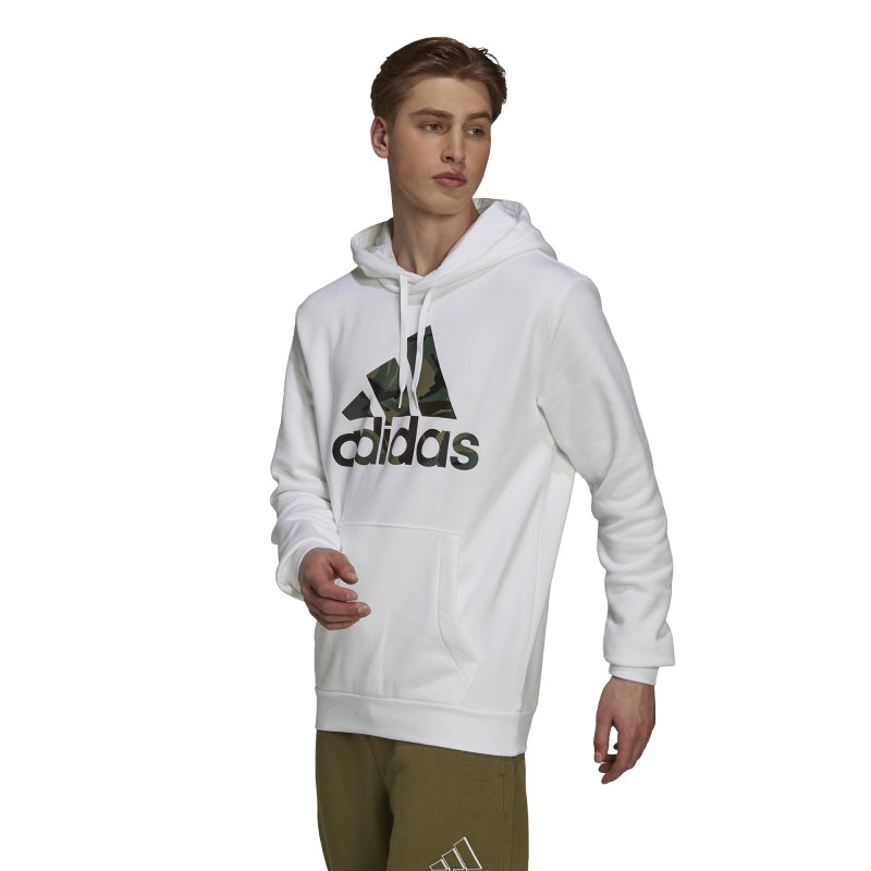Adidas Herren Essentials Fleece Camo-Print Hoodie