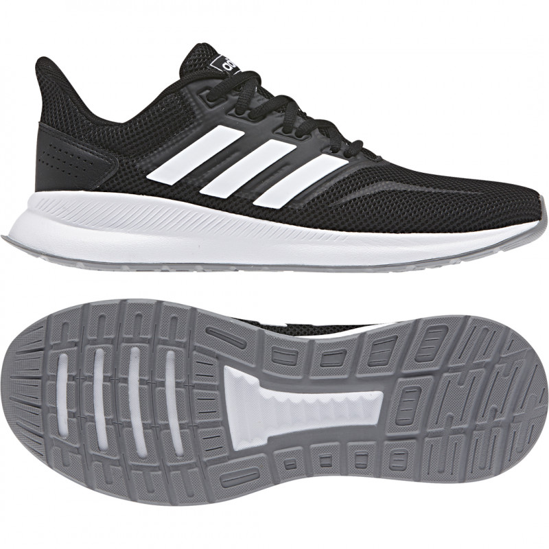 Adidas Damen Jogging/Freizeitschuh Runfalcon schwarz