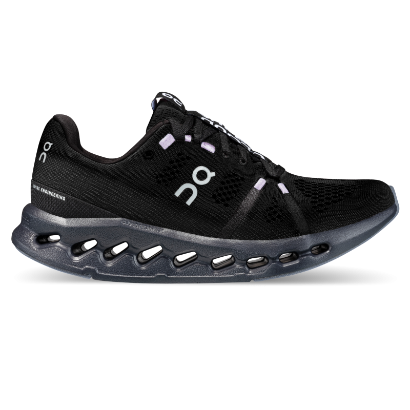 ON Damen Sportschuhe/Sneaker Cloudsurfer All Black